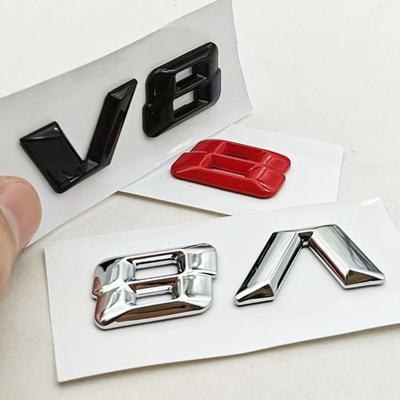 3D ABS Chrome Letters Car Fender Badge Sticker V8 Emblem Logo For Mercedes Maybach S600 W222 S500 W140 CL600 M275 CLS63