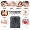 EMS Foot Massager for Muscle Relaxation,LCD Display Screen,Back Massager & Legs Massager Pad with Remote Control