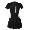 2024 Korean One-Piece Skirt Swimsuit: Stylish, Belly-Covering, Slimming Design for Women and Students, Perfect for Hot Springs
