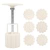 MidAutumn Festival Mooncake Maker Flower Shape Moon Cake Mold Cookie Stamps DIY Hand Press Cookie Dessert Cutters