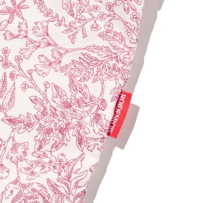 Flower Paisley Logo Shoulder Eco Bag (Red)