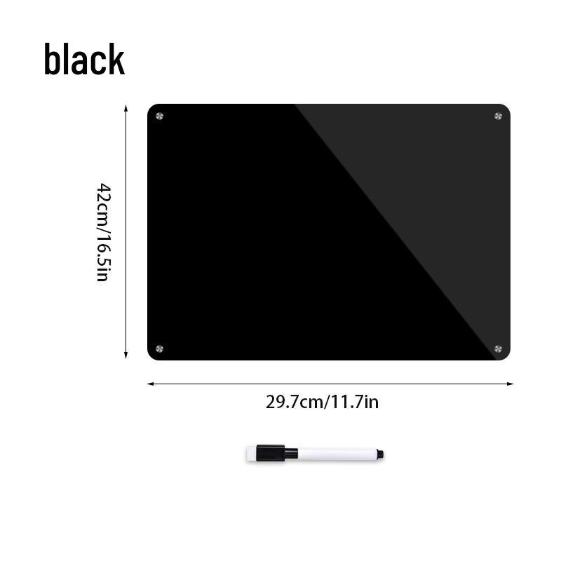 3D Magnetic Acrylic Erasable Note & Planner Board for Refrigerator
