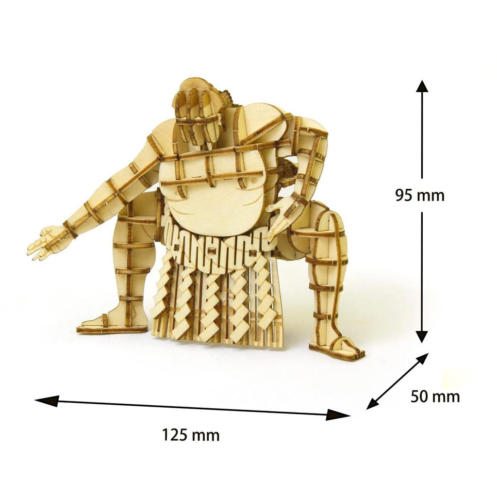 Yokozuna Unryu Style 3D Wooden Puzzle DIY Craft Kit for Kids and Adults Educational Toy for Boys and Girls 3D Artwork and a Great Gift for Adults