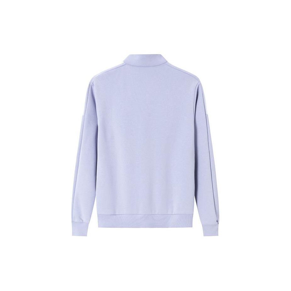 Anta Training Series Warm Comfortable Casual Long Sleeve Jacket Women jackets Morning-Mist-Purple 162417720-3
