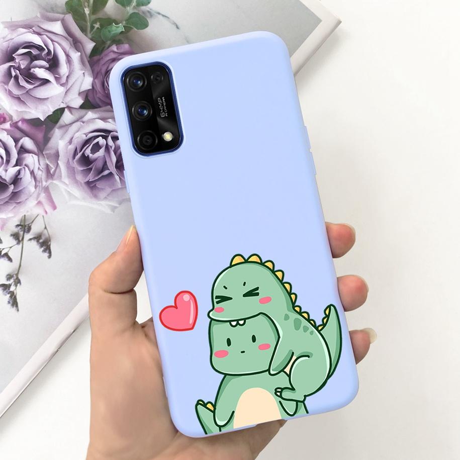 For Realme 7 5G Case RMX2111 Cover New Fashion Flower Girls Painted Funda Soft TPU Cases For Realme 7 Pro Realme7 RMX2155 Bumper