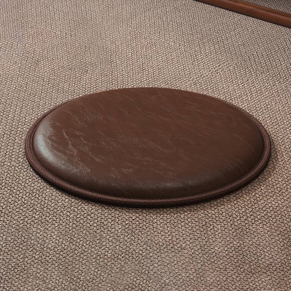 Round Leather Cooling Cushion Japanese Style Bay Window Pad Stool Pad Sitting Seat Pad Hotel