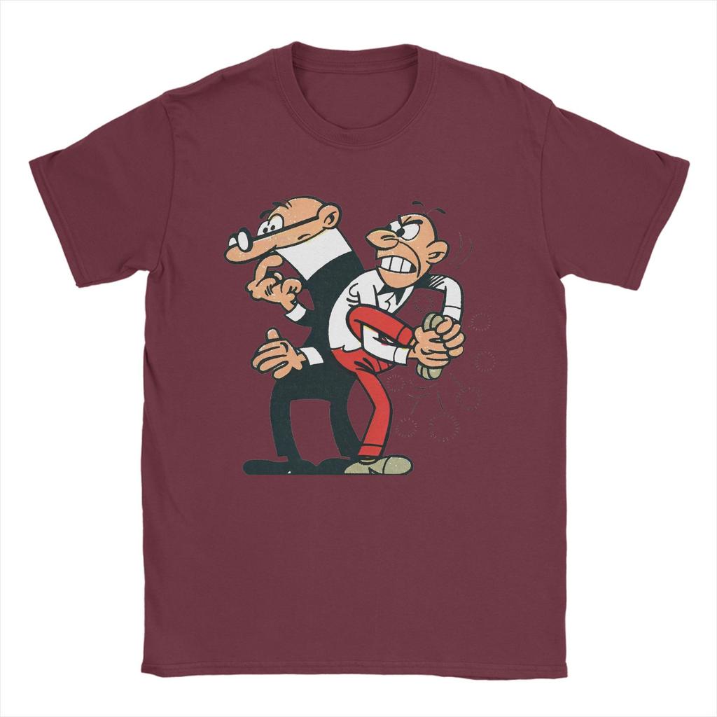 Unisex Women Printed Mort  Phil Mortadelo Y Filemón  Tee T Shirt Pure Cotton  Tshirts Clothing