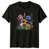 Watercolor Wildflowers Floral Nature Mens T-Shirt Womens Tee Graphic Unisex Top