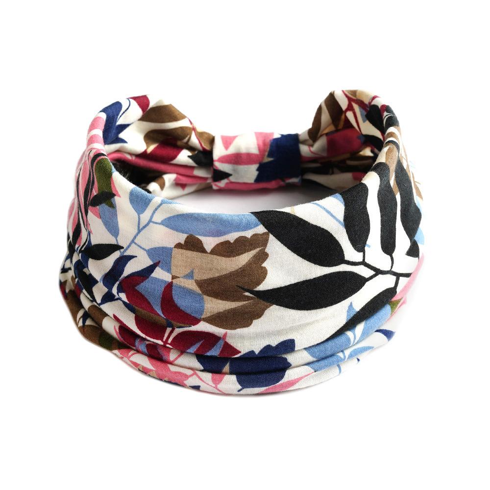 Bohemian Wide Cotton Stretch Headbands Women Headwrap Turban Headwear Bandage Hairbands Bandana Wide Headbands Hair Accessories