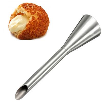 2Pcs Puff Cream Nozzles Set Metal Piping Bag Tips Pastry Tool Cake Cupcake