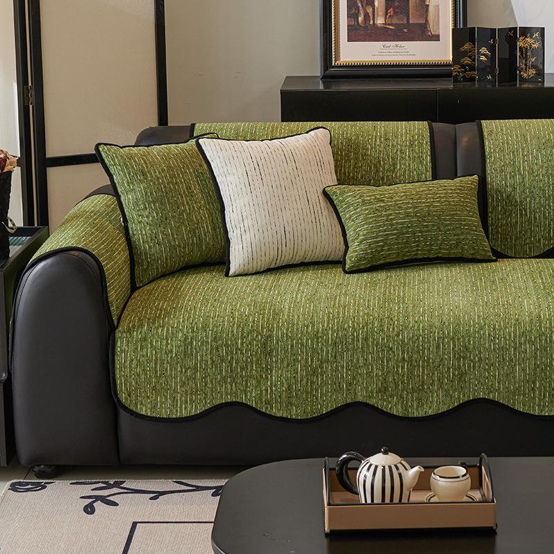 One-Piece Straight Non-Slip Seat Cushion  New Special-Shaped Sofa Cushion Universal In All Seasons, High-End Sofa Cover