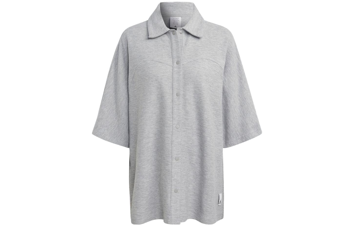 Adidas Shirt Women s Medium Gray HZ4396 L