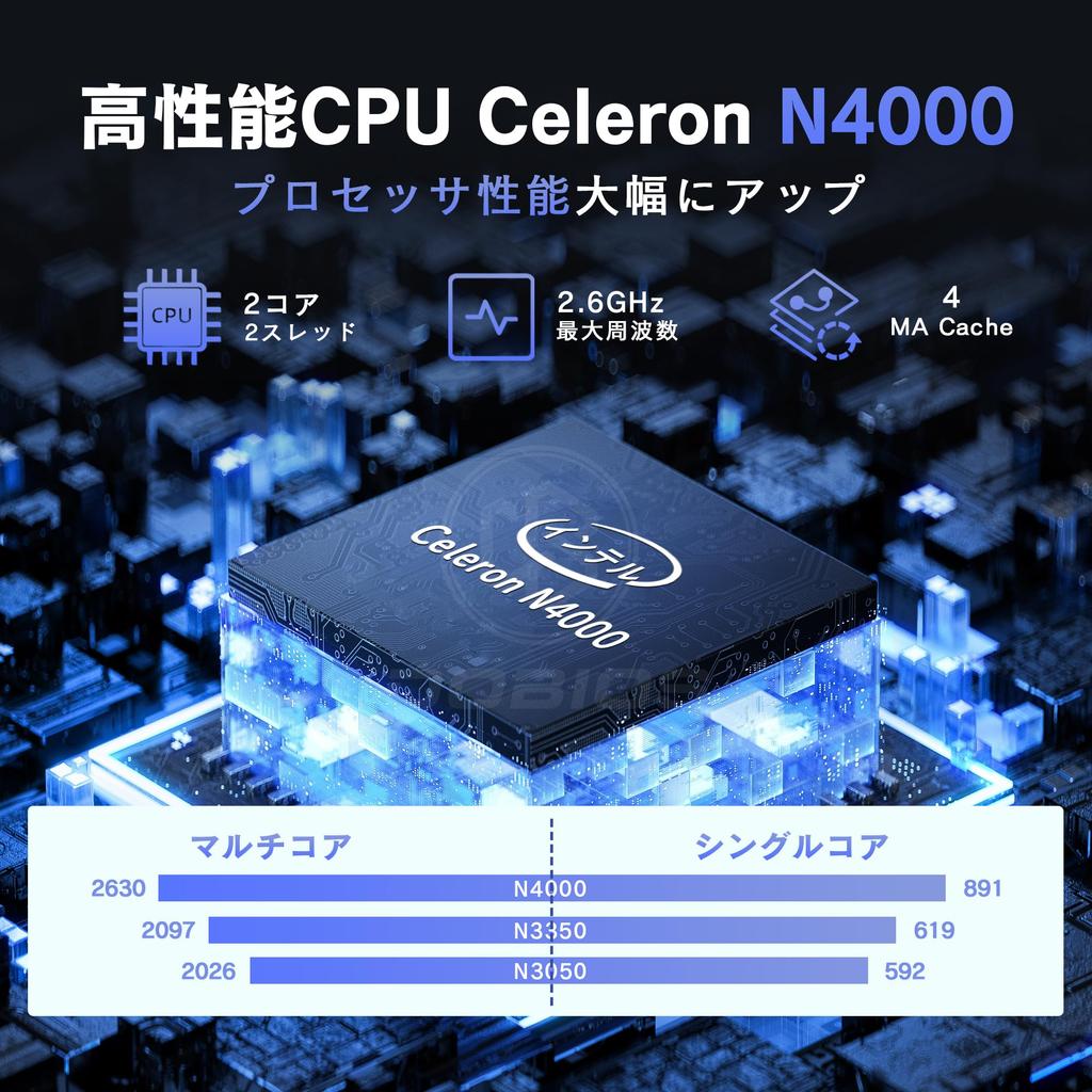 Dobios Windows 11 Laptop with Japanese Webcam USB Mini and Celeron N4000 Lightweight and ideal for and those working from home or using 128GB Office,