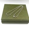 Used GUCCI Oval Chain Only 50cm Necklace (7-49a-17)
