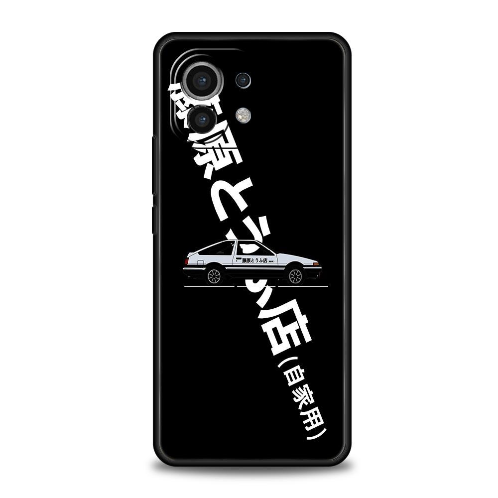 Initial D Car Phone Case Cover for Xiaomi Mi 17 15 14 13 12 11 Ultra 15T 14T 13T 12T 11T Pro Lite 5G Soft TPU Shell Fundas Capas