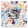 50 Bow Animal Soft Cute Cartoon Cute Creative Waterproof Decoration Computer Phone Mug Sticker