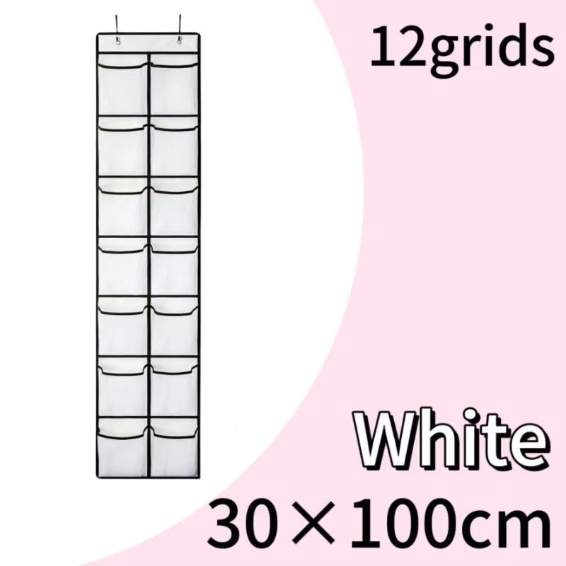 24 Pockets Shoes Storage Bag Wall-mounted Behind Door Closet Shoe Hanging Rack Organizer Space Saver Sundries Pouch Items 1pcs 1890₽