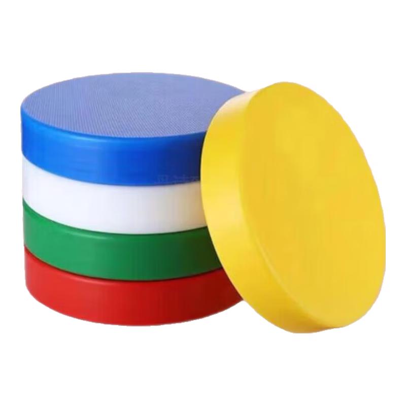 Xiyao Commercial Round PE Plastic Cutting Board 40cm Diameter, 5cm Thick