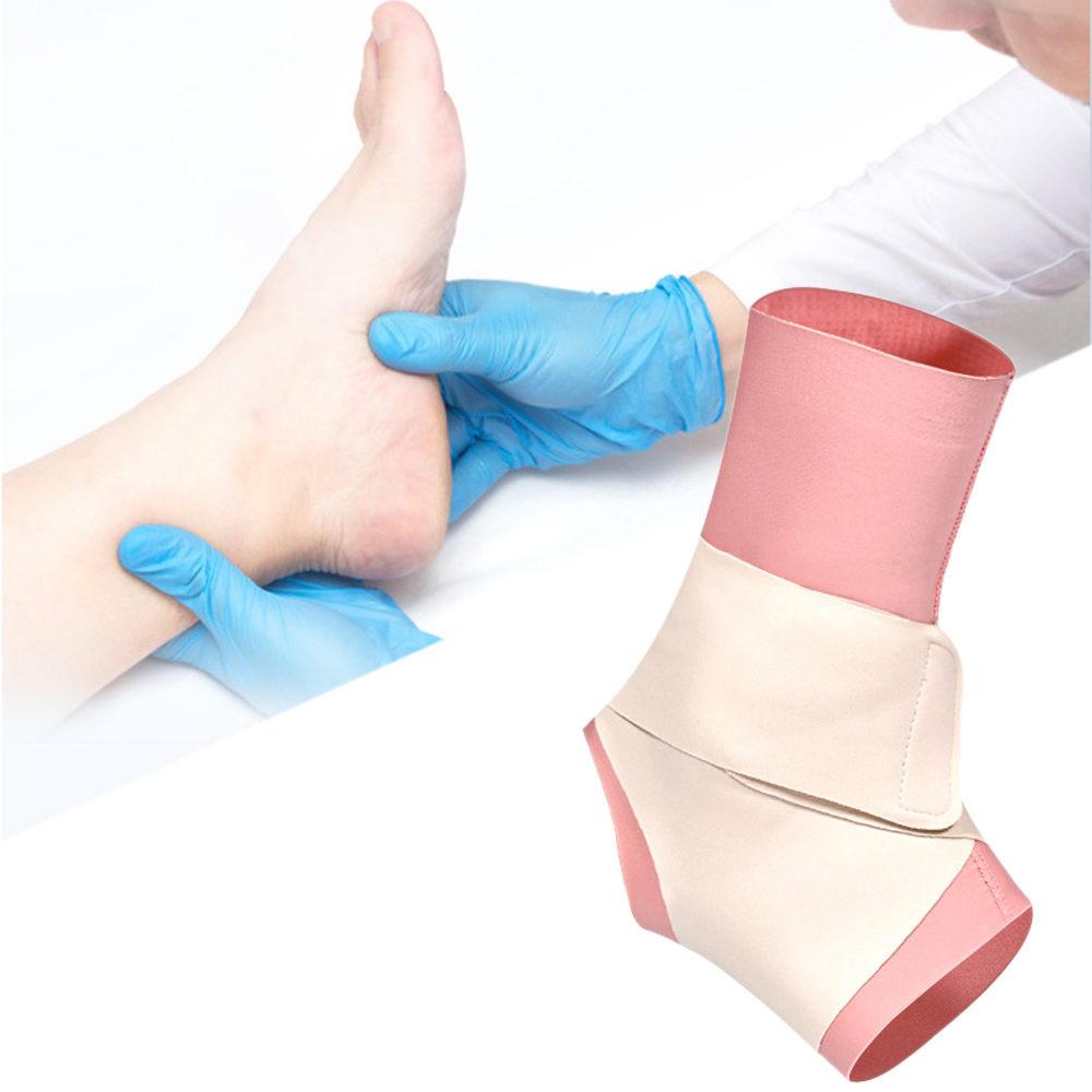 1Pcs Ankle Compression Support With Silicone Gel Pad, Adjustable Lightweight Ankle Brace for Injury Recovery, Joint Pain, Recovery