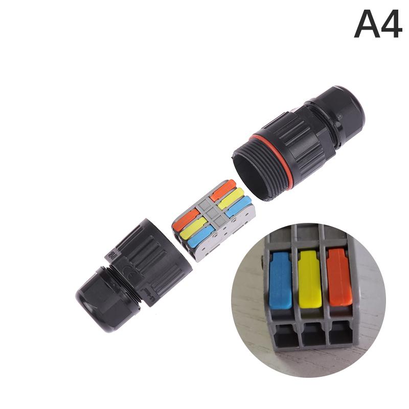 Ip68 Cable Waterproof Joint Wire Quick Connection Waterproof Connector 2/3Pin Solderless Lamp Wiring Outdoor Rainproof Terminal