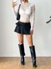 Elegant European-Style Women's Long Sleeve Rose Lace Top