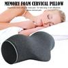 PU Memory Cotton Cervical Pillow Antiarch Traction Pillow  for Relieve Muscle Tension Spine