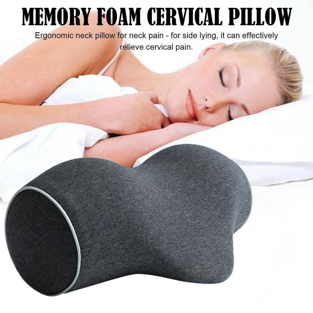 PU Memory Cotton Cervical Pillow Antiarch Traction Pillow  for Relieve Muscle Tension Spine