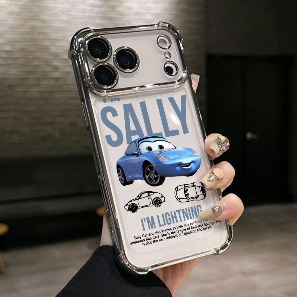 

Cartoon Cars McQueens Sallys Phone Case for Samsung Galaxy S26 S25 S24 S23 S22 S21 S20 FE Ultra Plus 5G Anti-drop Cover Galaxy S23 FE