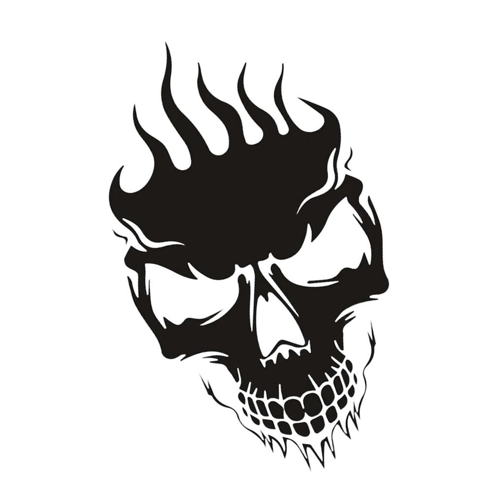 Humkopnl Skull Decal for Truck, Gothic Skull Sticker for Car - Waterproof Skull Design
