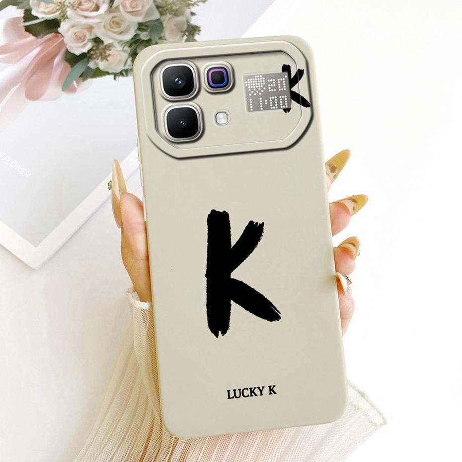 New Fashion Letter Phone Case For Infinix Note 60 Pro X6878 X6879 Soft Silicone Cases For Infinix Note 60 5G Note60 Pro Bumpers
