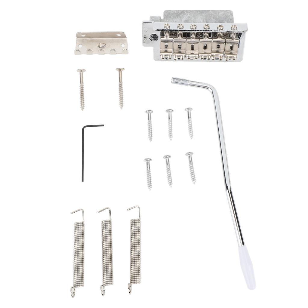 52,5 mm Tremolo-Brücke mit Hebel Zinklegierung Vintage E-Gitarrenbrücke Ersatz für Fender Strat Style Gitarren