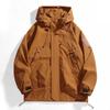 Men Women Lightweight Windproof Rain Jacket Hooded Outdoor Trail Running Hiking Fall Casual Workwear