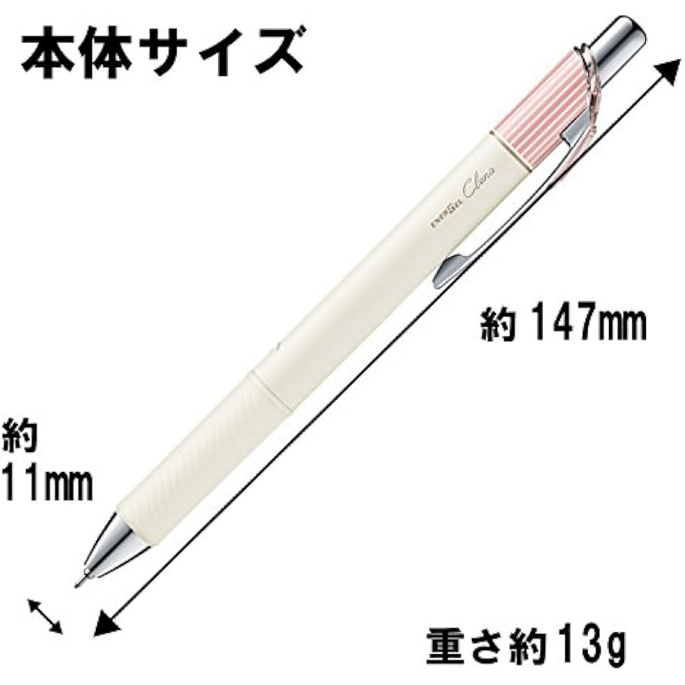 Pentel Ballpoint Pen Gel Ink Gel Crena 0.5mm BLN75L4STAMZ Black 4