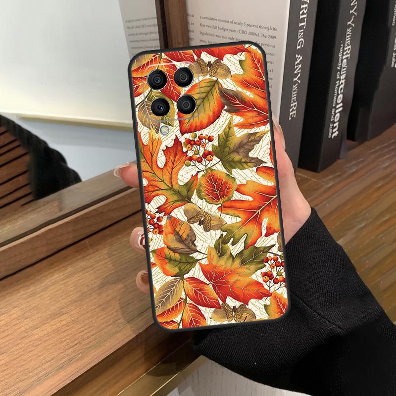 Colorful Leaves Case For Samsung Galaxy M13 M53 M51 M31 M11 M14 M34 M54 M12 M32 M52 M16 M36 M56 M15 M35 M55