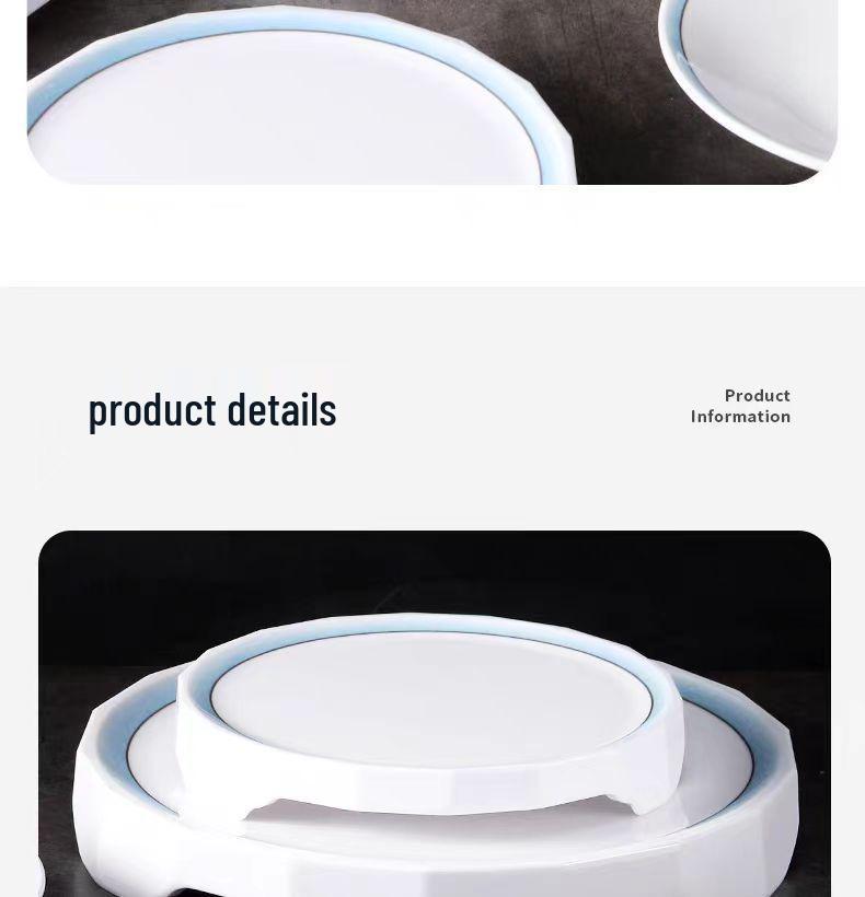 Chinese Creative Melamine Plate - Artistic Restaurant Specialty Dish