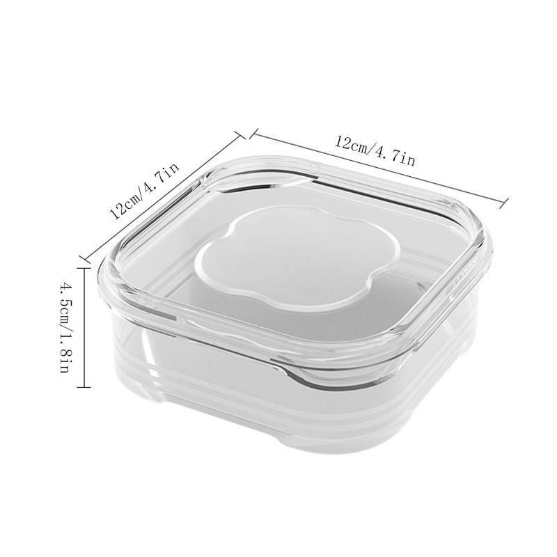 Skladovací box na uchovávanie čerstvej Stohovateľný box na uskladnenie potravín na prípravu jedla a organizáciu ingrediencií v chladničke alebo mrazničke