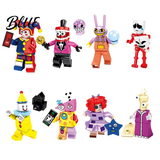 Collectible Anime Figure 8Pcs Cartoon Circus Character Figure PVC Animation Inspired Model Ornament Desk Decoration for Home Office Gift Fans
