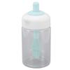 Press Control 2 In 1 Oil Bottle Dispenser Kitchen Glass Oil Bottle with Silicone Brush 230ml Blue