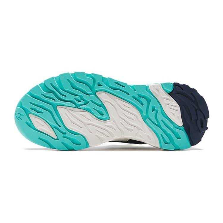 Anta Youth  Childrens Mountain Language Comfortable Shock Absorbing Wear Resistant Low Top Running Shoes Kids running shoes Black Green A312348831-1