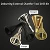 Deburring External Chamfer Tool Metal Hex Triangle Trimming Drill Bit For Screw Fast Remove Burr Removal