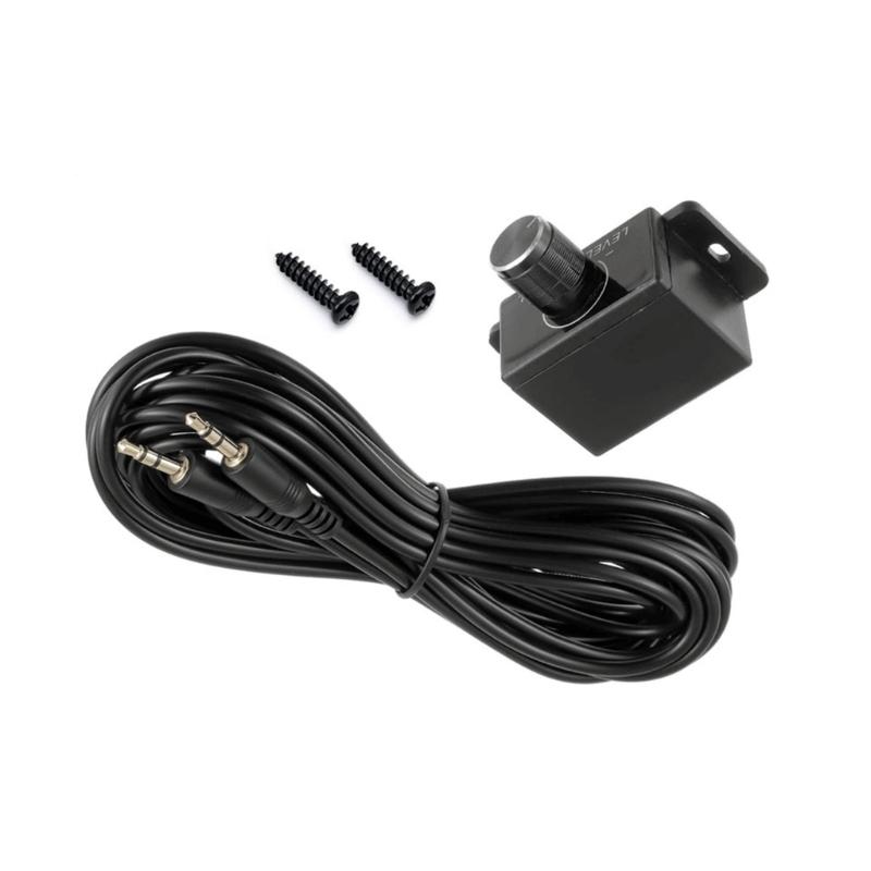 500cm Cable Car Amplifier Volumes Regulator Universal Subwoofer Adjuster Vehicle Audios Controller Knob Easy Installation