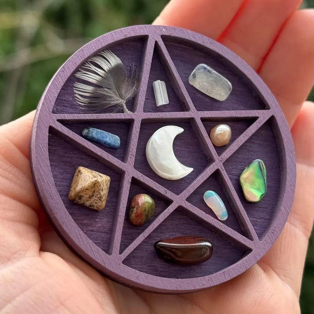 Heart Star Nut Miniature Trinket Shelf Variety Grids Dollhouse Shelf  Doll House