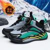 Boys 2025 Autumn and Winter New Leather Waterproof Button Shoes Medium and Large Children Non-slip Students Versatile Girls Sports Shoes