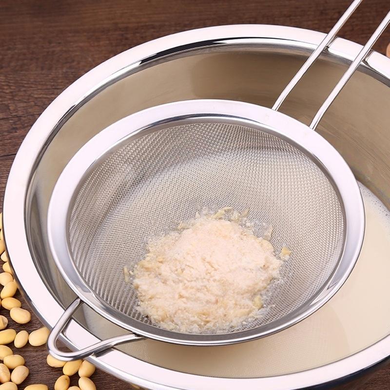 Stainless Steel Strainer Filter Spoon Baking Tool Colander Spill Net Oil