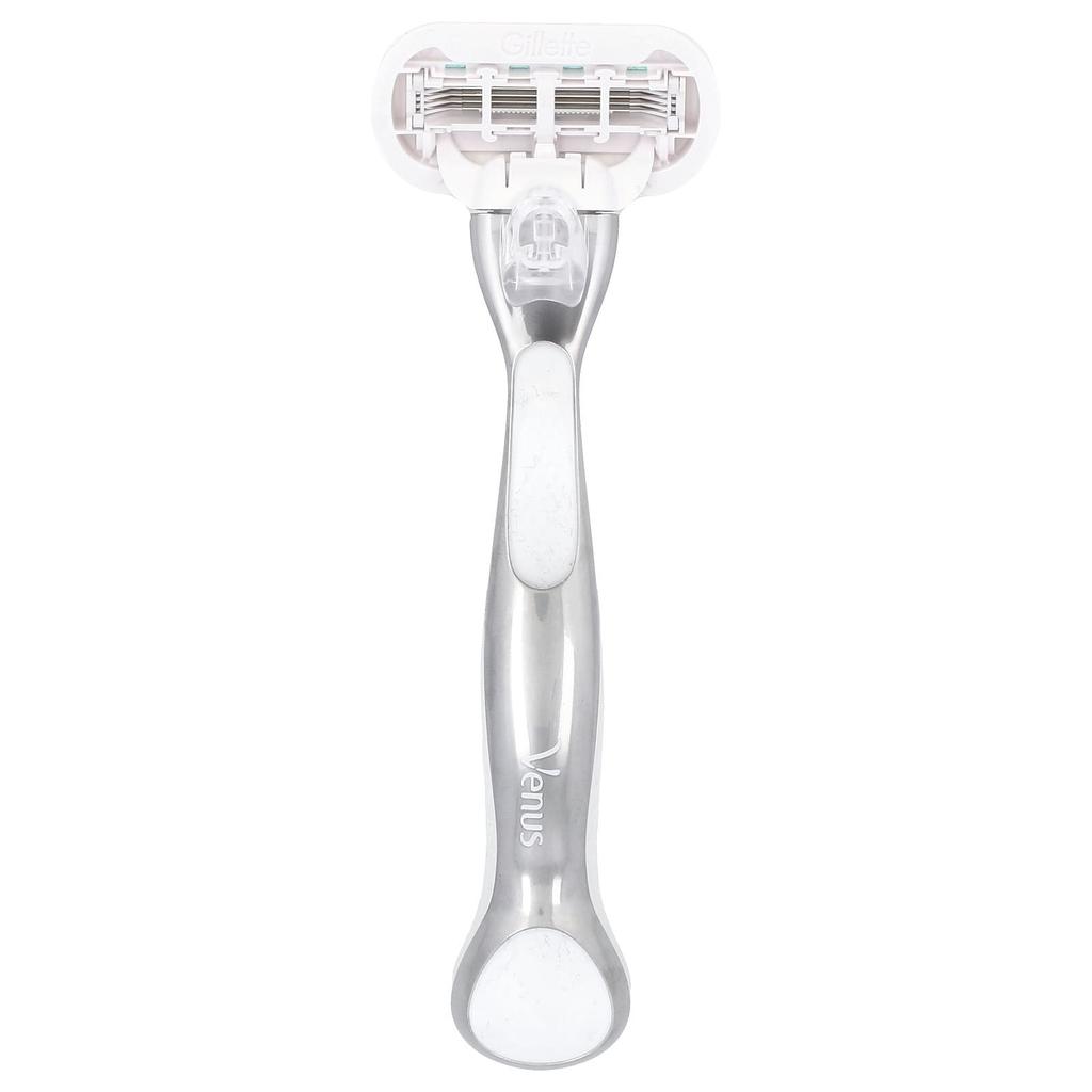 Gillette, Venus, Deluxe Smooth Sensitive Razor & Blades, 1 Razor, 2 Blades