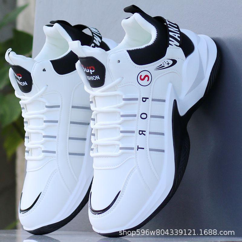 Pánské vysoké boty na podzim a zimu 2025 prodyšné síťované sportovní ležérní boty všestranné tenisky pro tátu trendy pánské boty