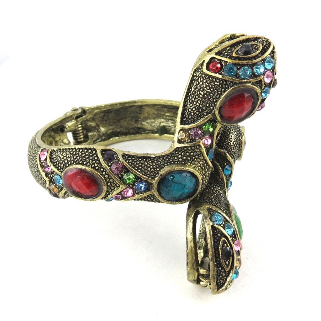 Les Trésors De Lily [N0228] - Designer-Armband 'Bohemian Rhapsody' tutti frutti (Schlange)