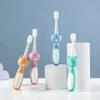 Soft Bristle Kids Toothbrush Ages 2-10 Ultra-Fine Micro-Filament Brush Head Cartoon Bear Design Single Pack