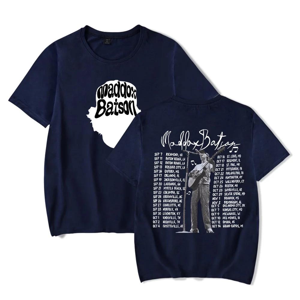 

Maddox Batson Tour 2025 Merch TShirts Women Unisex Cosplay Streetwear Tops Short Sleeve Tee 4XL
