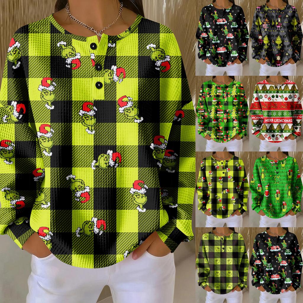 Dámské ležérní košile s dlouhým rukávem, topy na knoflíky s výstřihem do V, volný úplet, podzimní oblíbené pro ženy